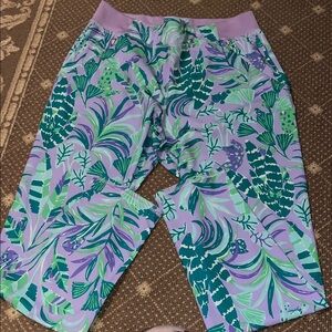 Lily athletica Tropical Print Leggings sz S